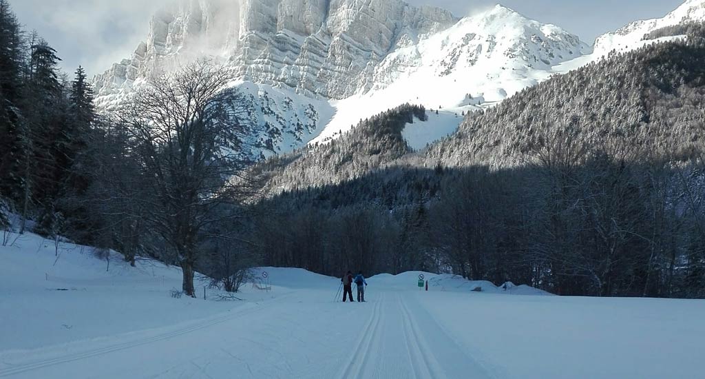 Ski de fond - circuit des lacs besson