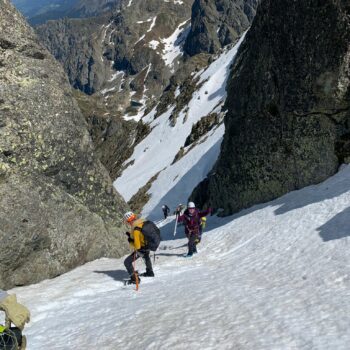Couloir face N Grd Colon (Cycle initiation alpinisme)