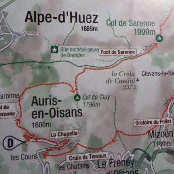VTT e LES BALCONS D’AURIS en OISANS (30,790 Kms D+- 1124 m ).