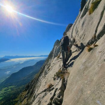 Gerbier : Traversée des arêtes N > S